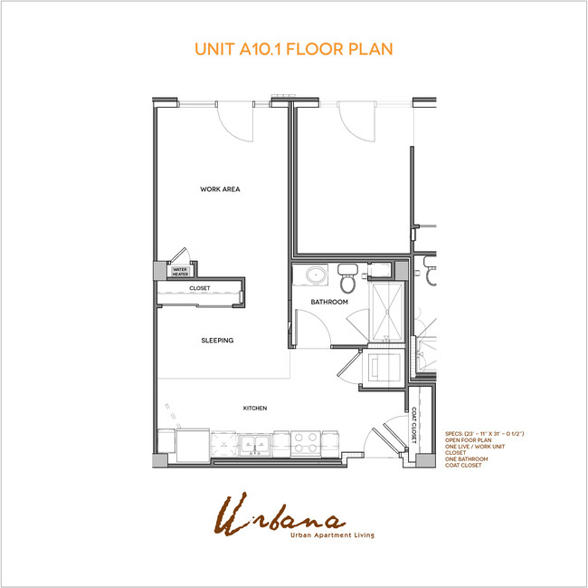 A10 Floorplan - Urbana Chula Vista Luxury Apartments