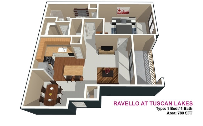 1 BED / 1 BATH - Ravello at Tuscan Lakes