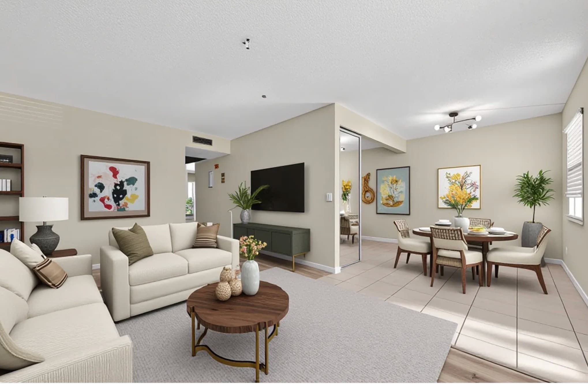 Living Rm Staged - 2012 Hythe A