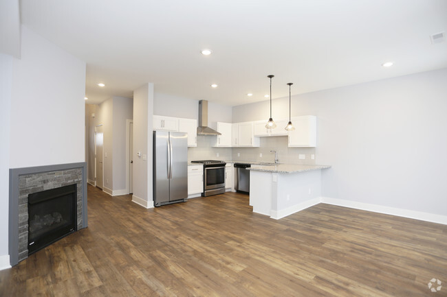 2BR Kitchen - The Knoll Townhomes of Ada