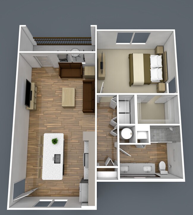 Floorplan - Centre Pointe Apartments