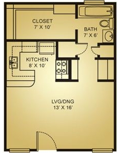 Studio - The Timbers Apartments