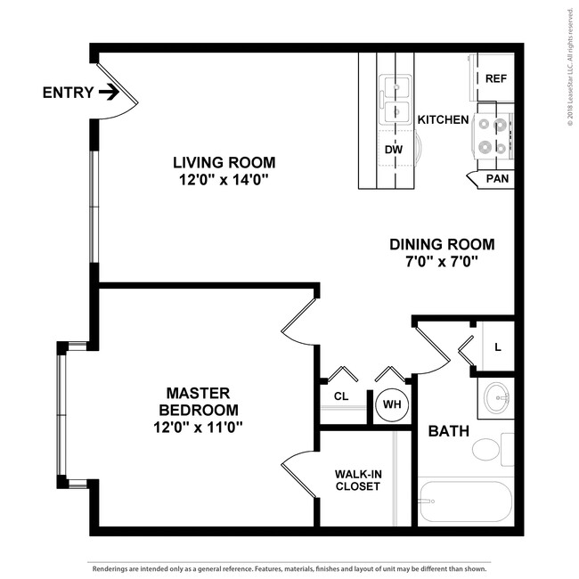 Floorplan - Tamarind Bay Apartments