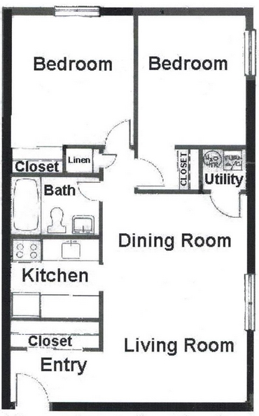 Floorplan - Kona Kai Apartments