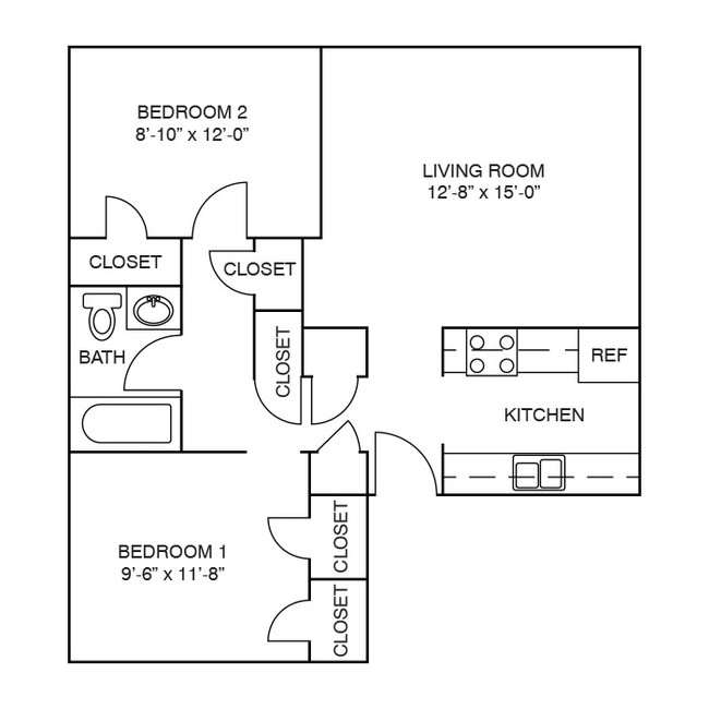 Floorplan - Sunlight Manor Apartments