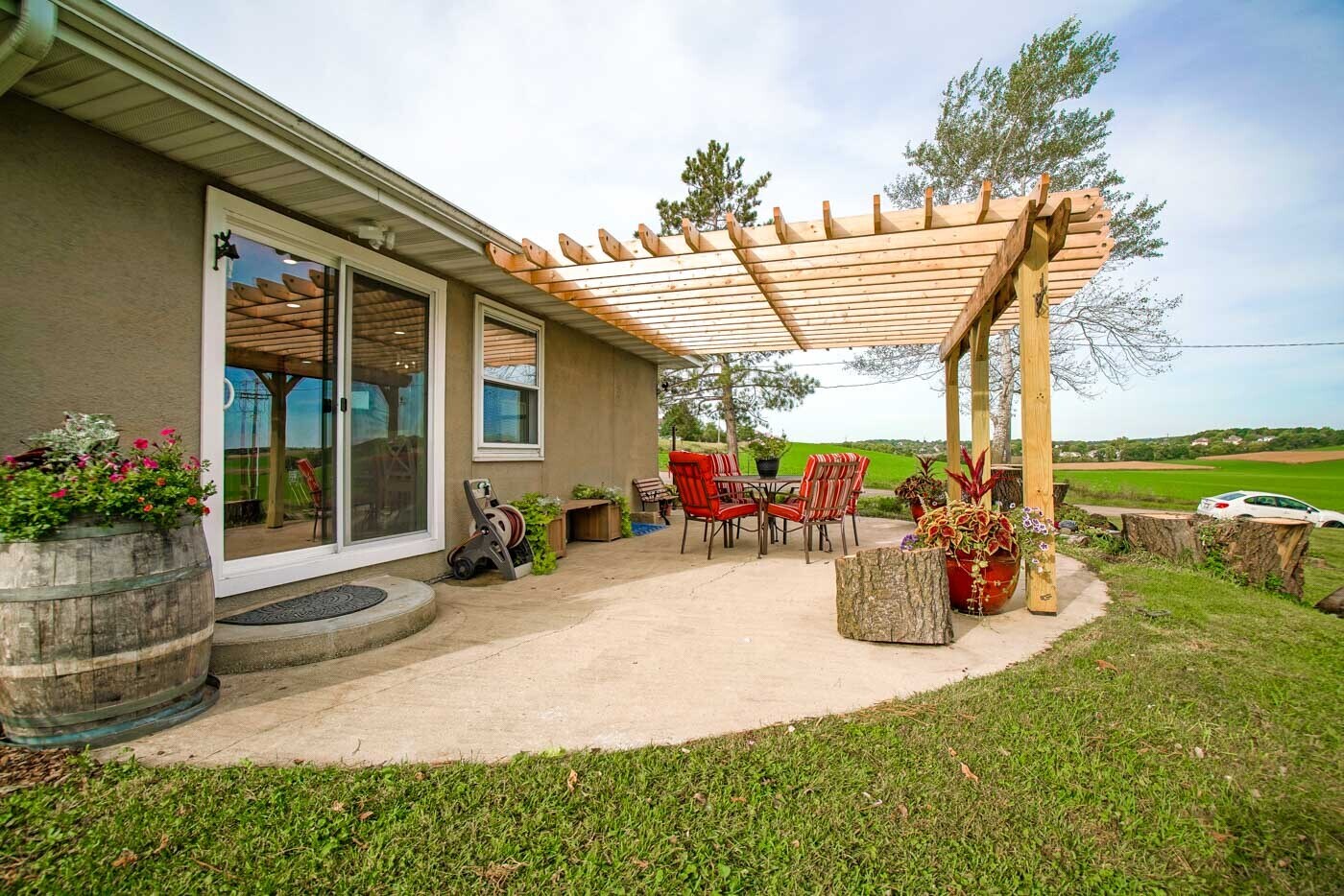 New pergola and patio - 4688 Capitol View Rd