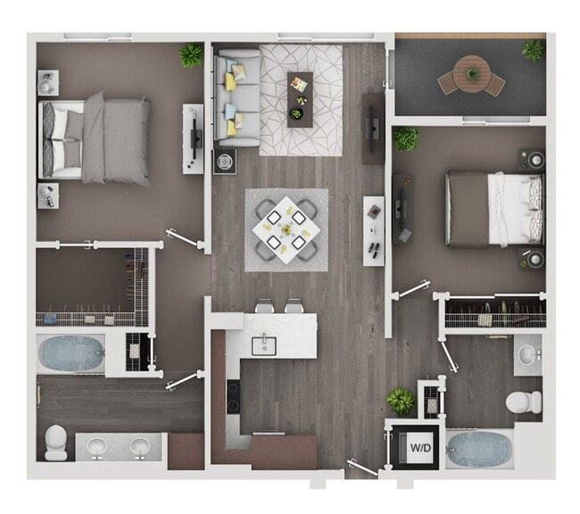 Floorplan - Fusion Encore Hollywood