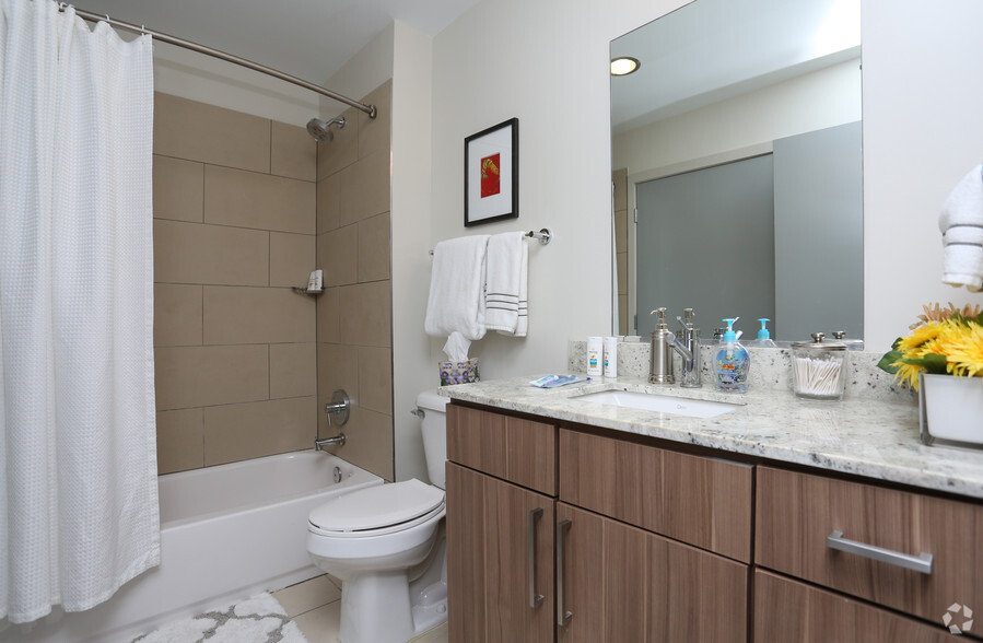 2 Br, Bathroom - The Strand Apartments