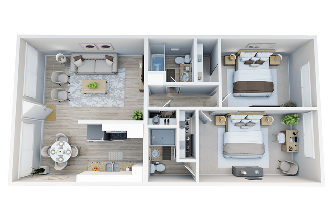 Floorplan - Kittridge Apartments