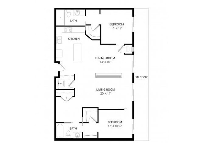 Floorplan - Vue Apartment Homes
