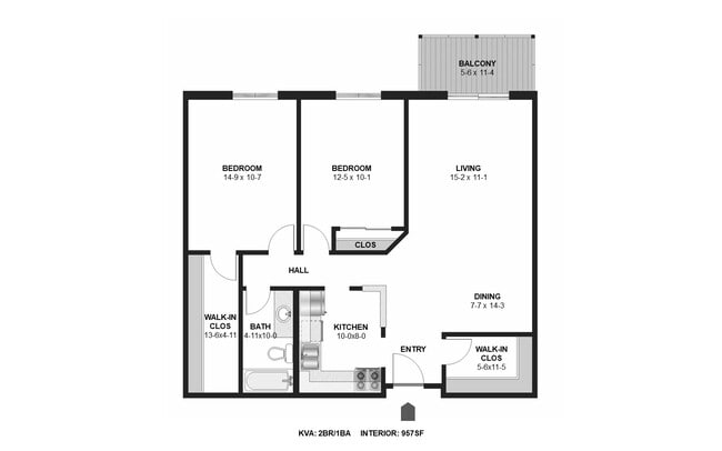 Floorplan - Kaposia Valley Apartments