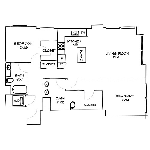 Floorplan - Indigo Apartments