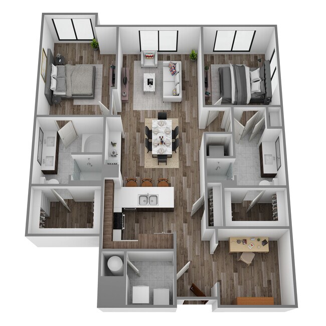 Explore this beautifully designed apartment layout for a modern lifestyle. - Hanover Alewife
