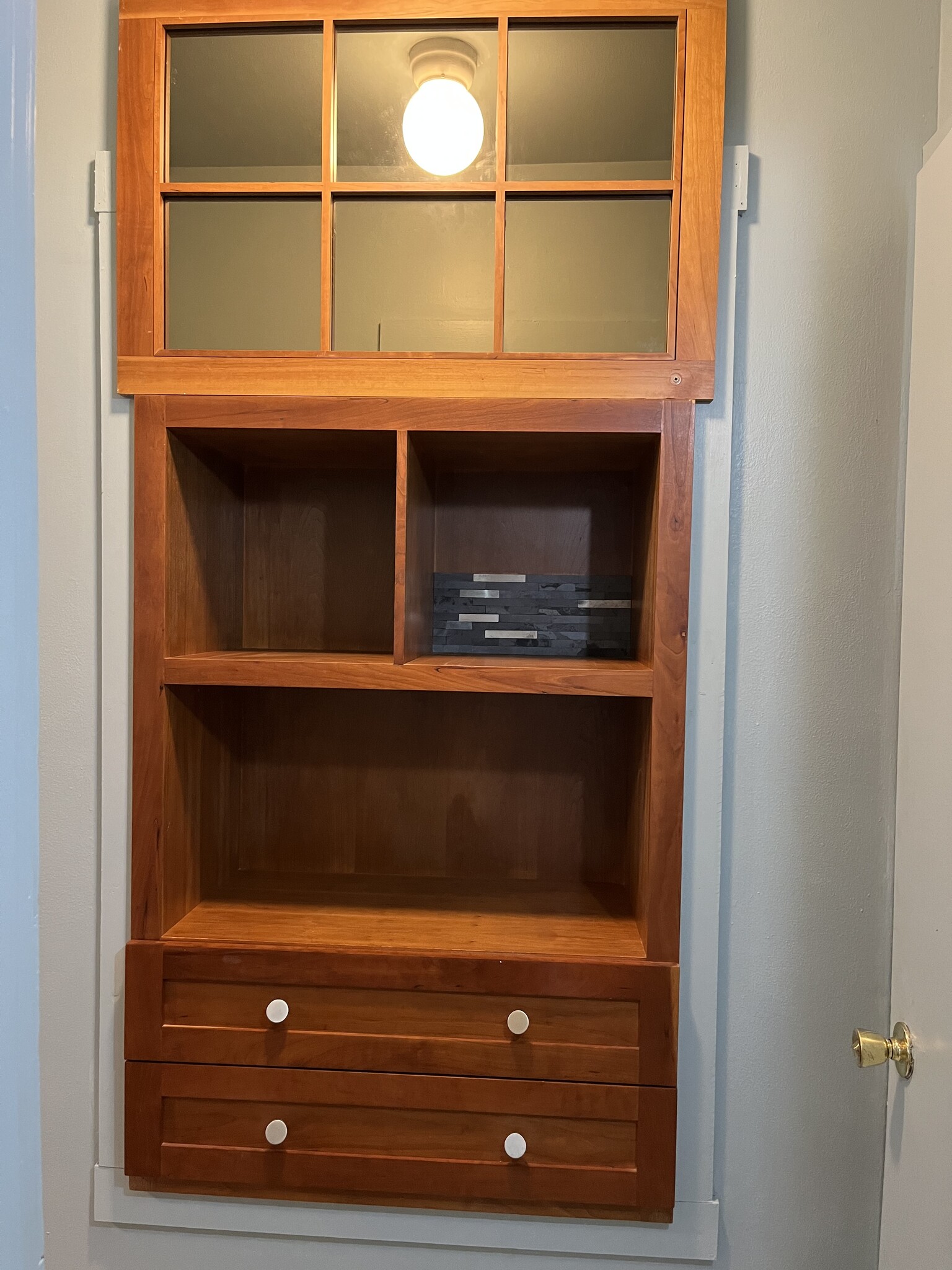 Cherry wood built ins - 1314 Williamson St