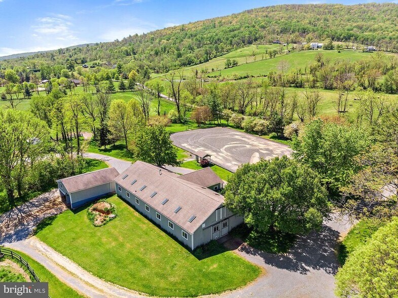 Aerials of farm portion of property - 19606 Ridgeside Rd