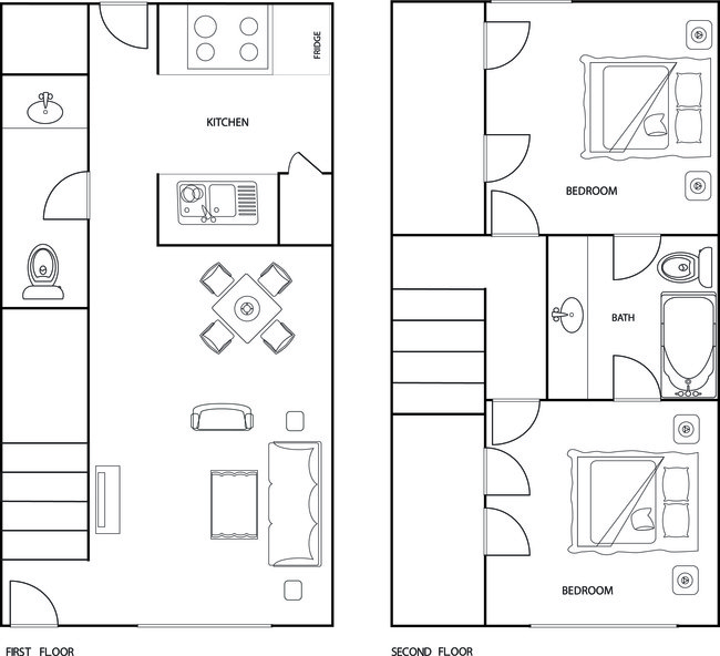 2BR/1.5BA - The Villas of Cherry Hollow