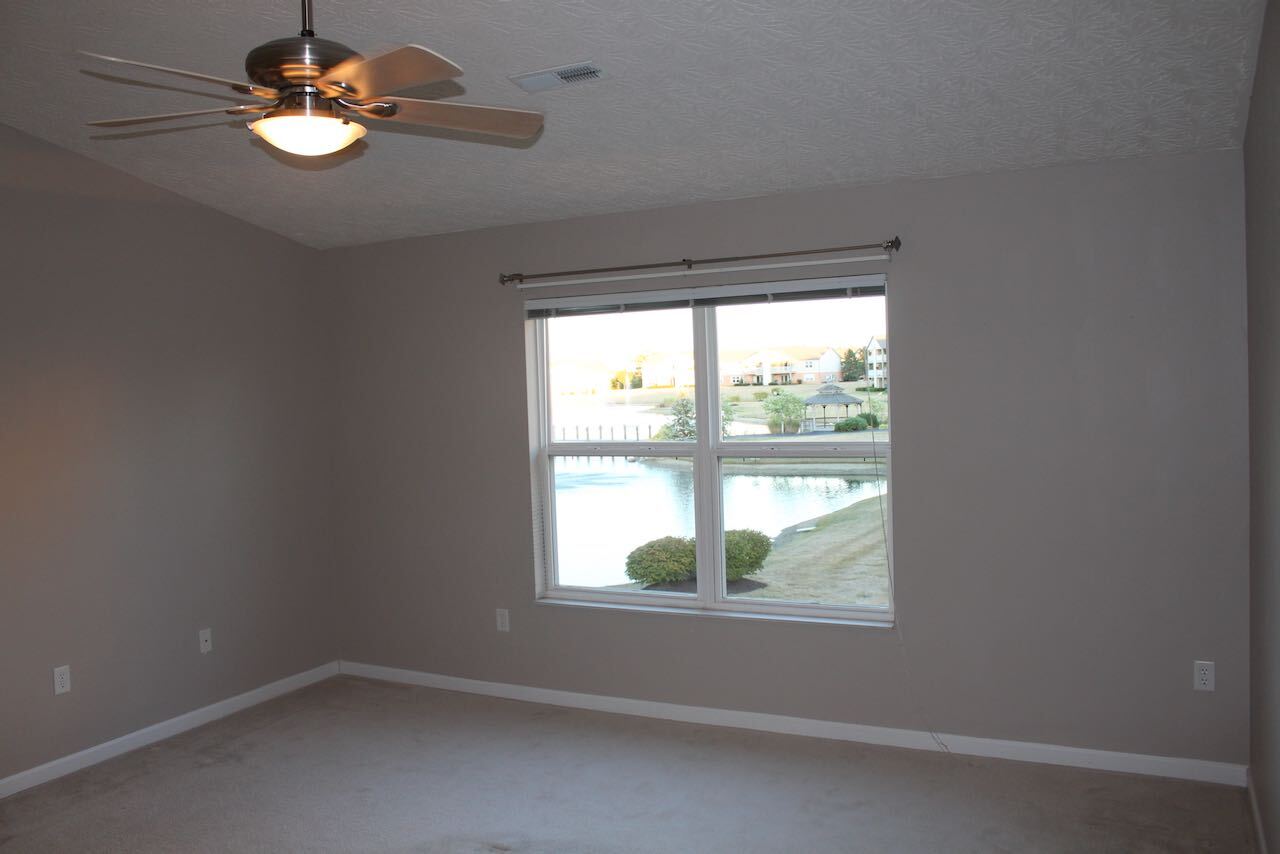 View of the lake from the Master bedroom - 5628 Harbourwatch Way