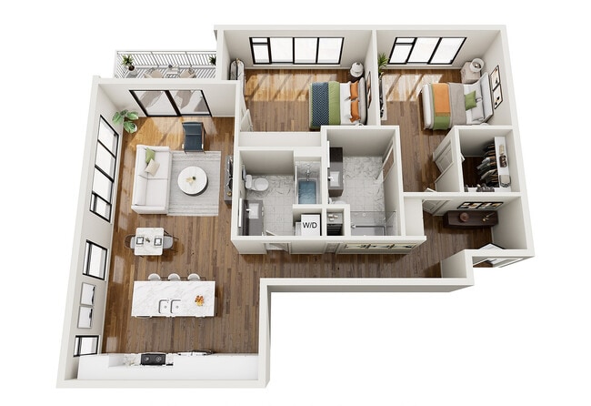 Titan Penthouse 2 BR - 1,316 SF - NOVA