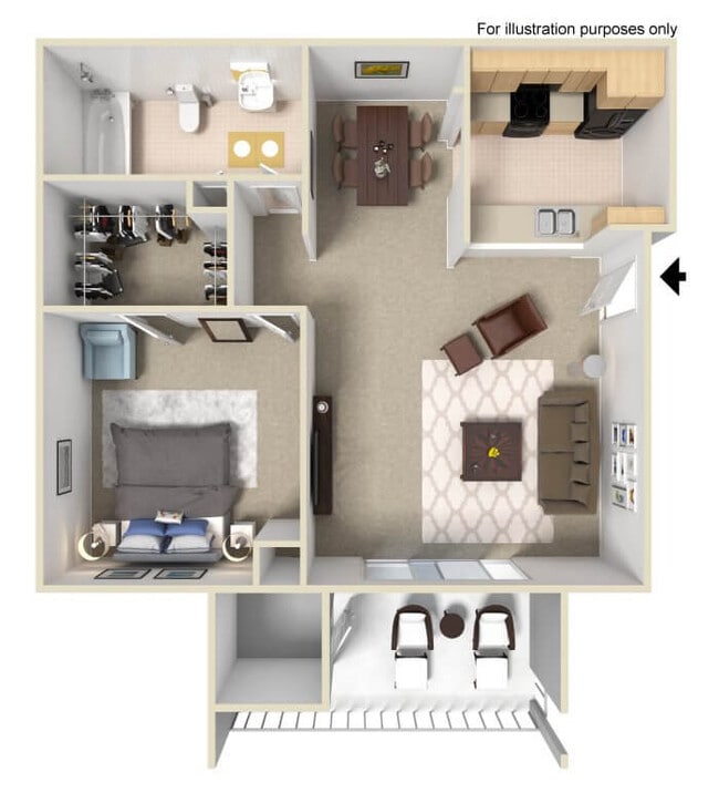 Floorplan - Wyoming Place Apartments