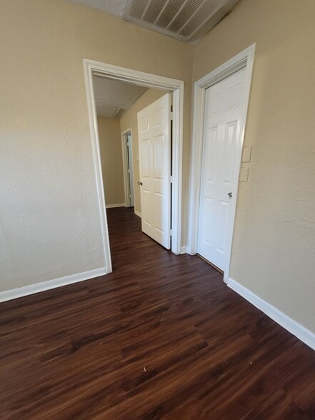 Bed #1 door on left - bathroom door on right - 126 Gulf Pump Rd