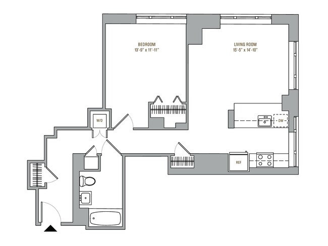 Floorplan - Hoyt & Horn Apartments