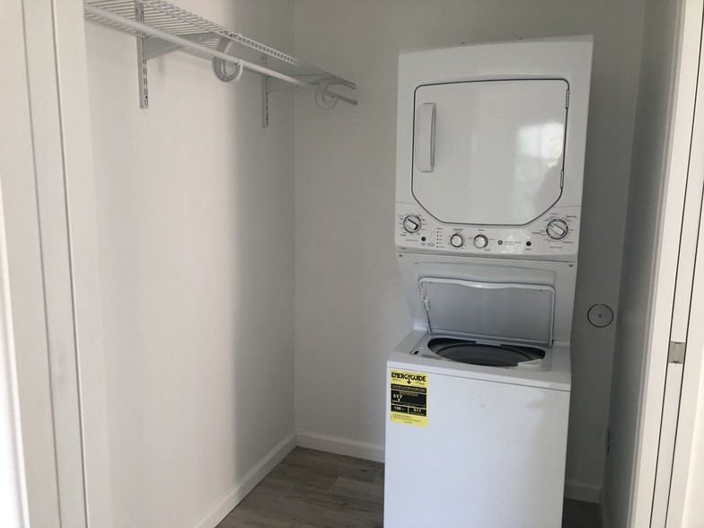 Walk in closet with in unit washer/dryer - 8422 W 4th St