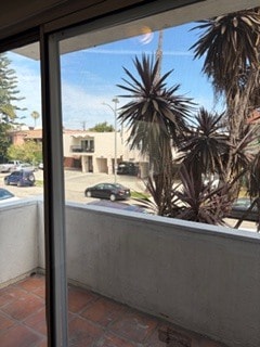 Private Patio with view of nice tree lined street - 1123 S Wooster St