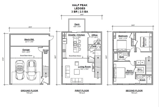 Floorplan - Half Peak Ledges