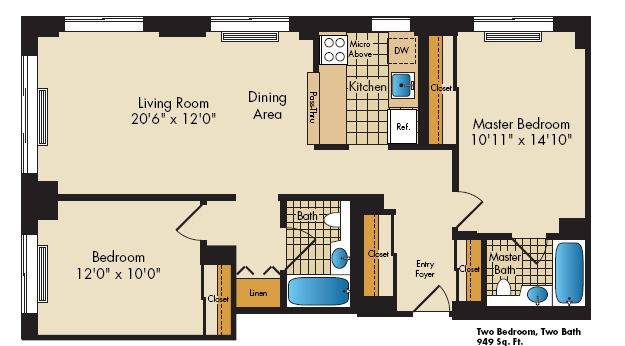 Floorplan - The Sagamore