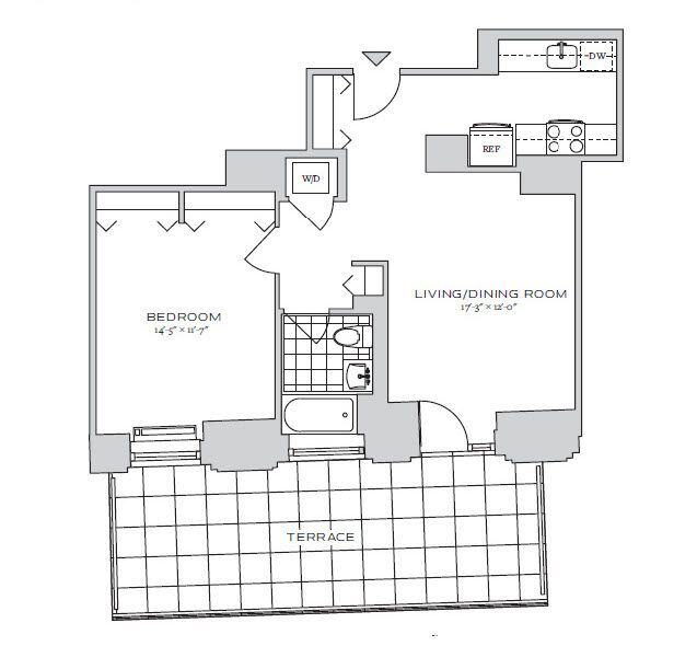 Floorplan - 70 Pine Apartments