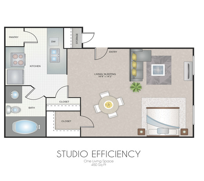 Floorplan - Eagle’s Point Apartment Homes