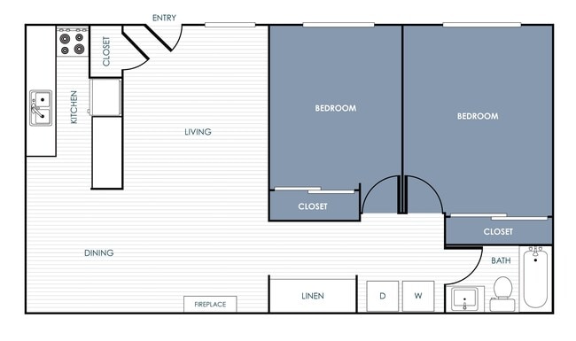 Floorplan - Cascade Park Apartments