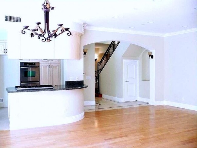 Kitchen living open floor plan - 1540 S Bentley Ave
