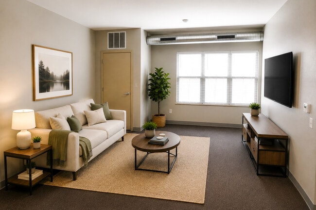 Stockbridge Living Room - Stockbridge Apartments