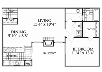 810 sq. ft - Steeplechase