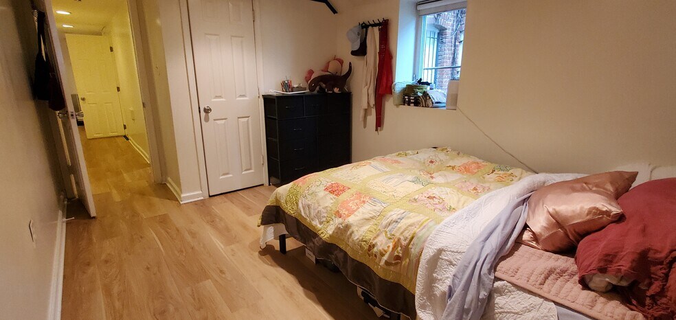 first bedroom with redone floor (june 2025) - 4006 7th St NW