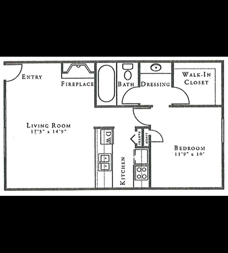 1BR/1BA - Donner at Fair Oaks