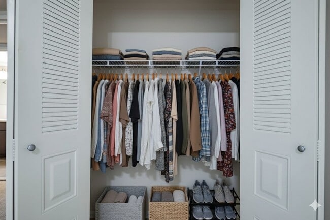 Woodmere 2 Bed Closet - Woodmere Apartments