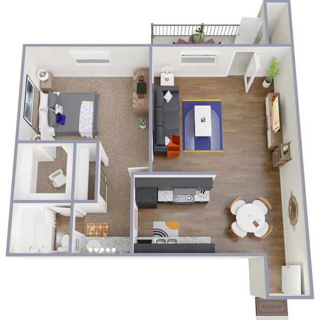 Floorplan - Fox Point Apartments