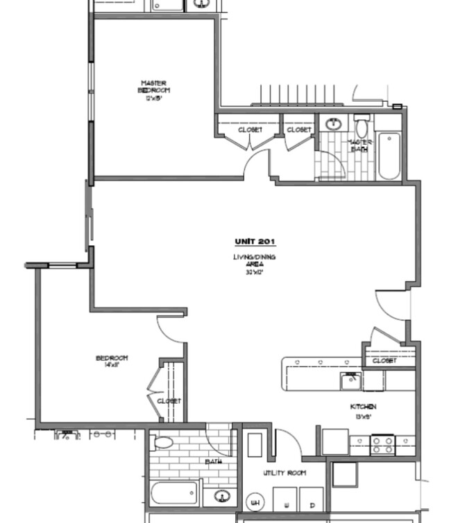 Floorplan - North River Luxury Apartments