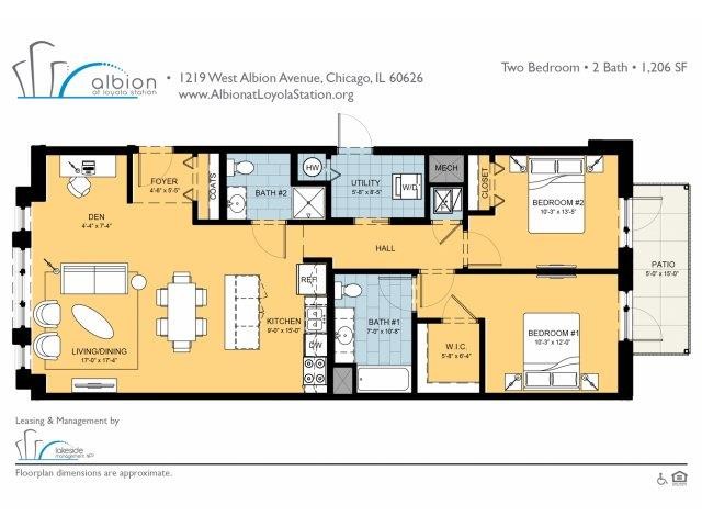 Floorplan - Albion at Loyola Station