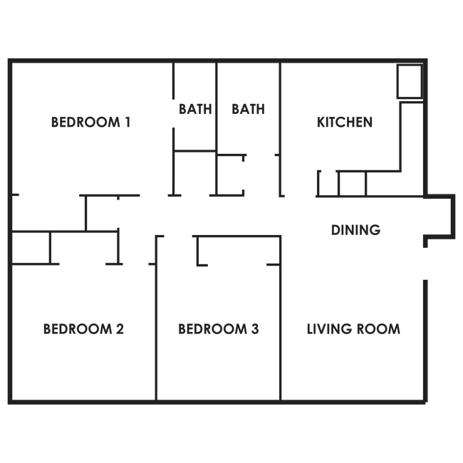 Floorplan - Flats on 75th