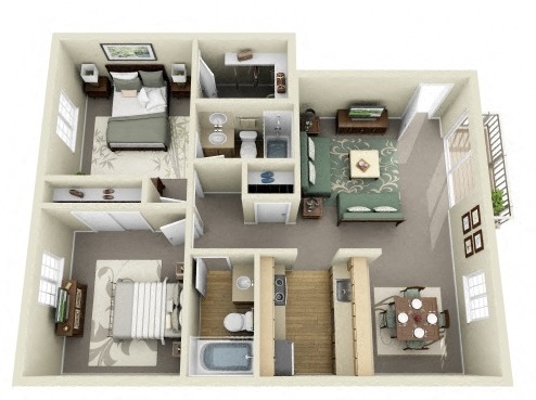 Floorplan - The Village at Union Mills