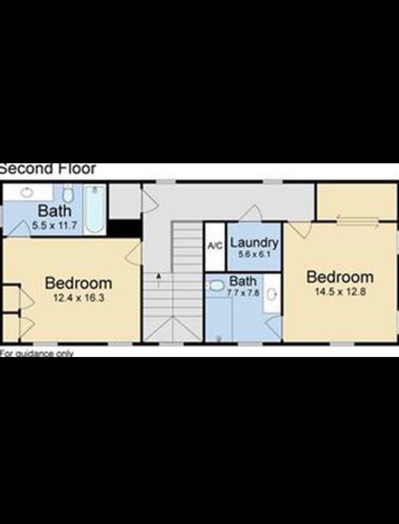 Second Floor Floor Plan - 1908 Washington Ave