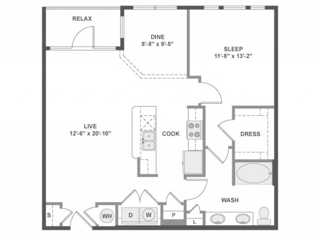 Floorplan - AMLI Frisco Crossing