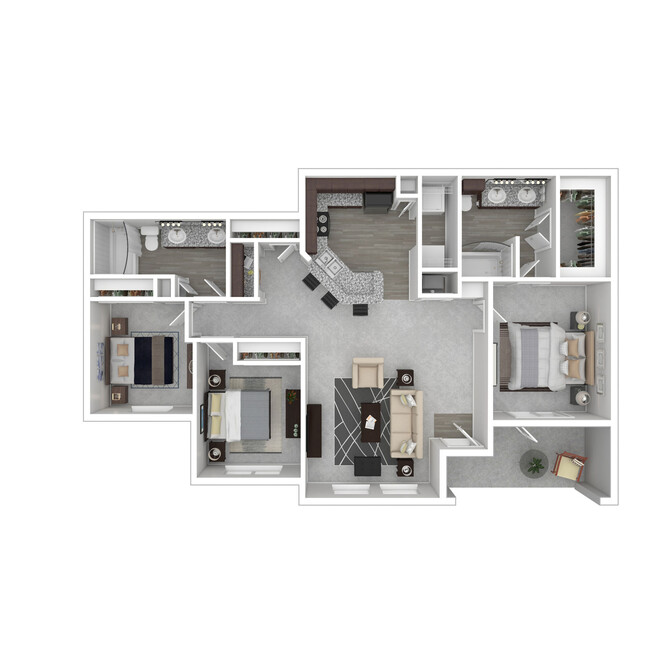 Floorplan - Lodge at Guadalupe Apartments LP