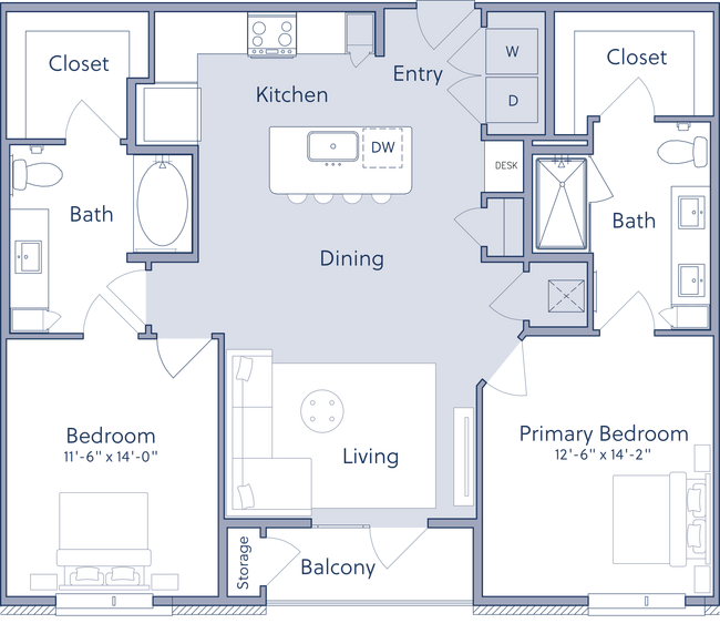 Floorplan - The Cameron