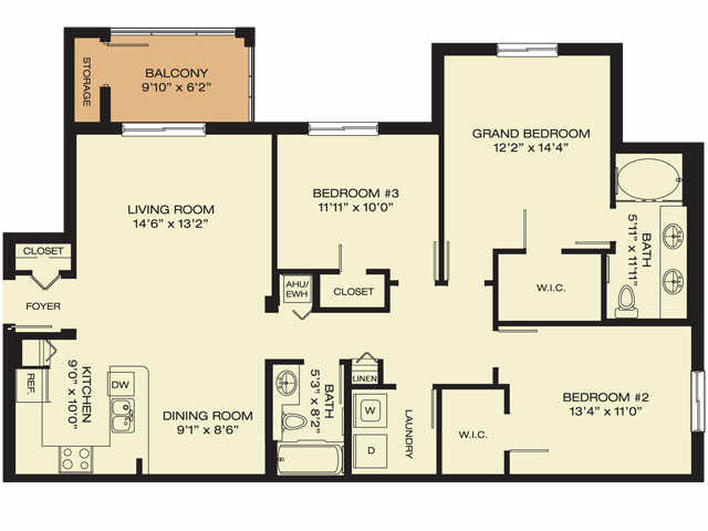 Floorplan - The Villas at Emerald Dunes