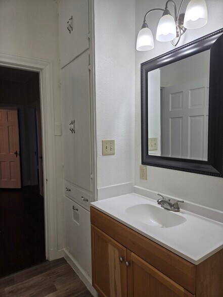 Bathroom storage - 1934 McKinley Ave