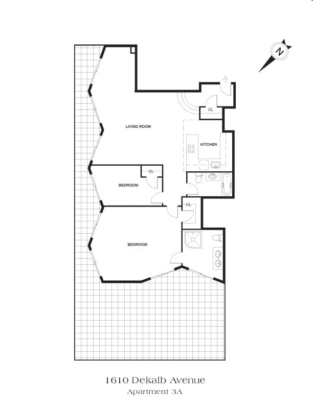 2BR/2BA - 1610 DEKALB AVE